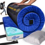 Thick Memory Foam Camping Pad Futon Mattress Full, Portable Floor Sleeping Mat Sleepover Guest Bed Roll Up Mattress for Indoor Outdoor Travel - Image 19