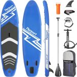 Premium Stand Up Paddle Board, Yoga Board with Durable SUP Accessories & Carry Bag | Wide Stance, Surf Control, Non-Slip Deck, Leash, Paddle and Pump for Youth & Adult