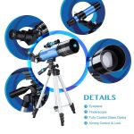 Astronomical Telescope for Kids and Beginners | Refracting Telescope with Tripod - Image 4
