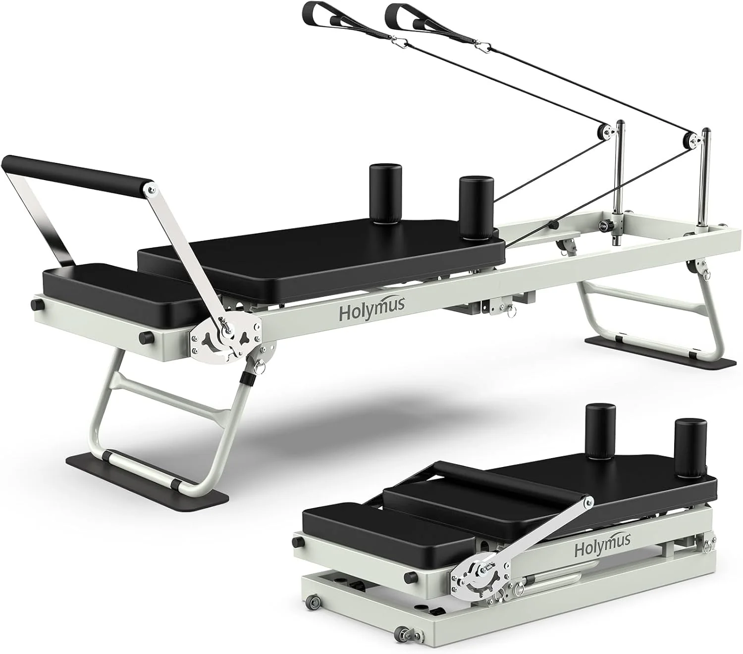 92DA38CD-7487-7646-0FBE-1BAD23A0B5F1 Pro 75" Pilates Reformer Machine, Foldable Pilates Machine Equipment Up to 400LBS, Pilates Equipment for Home Workout - Image 1
