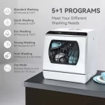 Hermitlux Countertop Dishwasher With 5-Liter Built-in Water Tank - Image 7