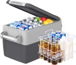 AJ30 Portable Refrigerator,Portable Freezer,32 Quart(30L) Electric Cooler,Car Refrigerator,12/24V DC Cable & 110/240V AC,Car Fridge for Camping,Truck,RV,Travel,Fishing,3-YEAR Warranty - Image 21