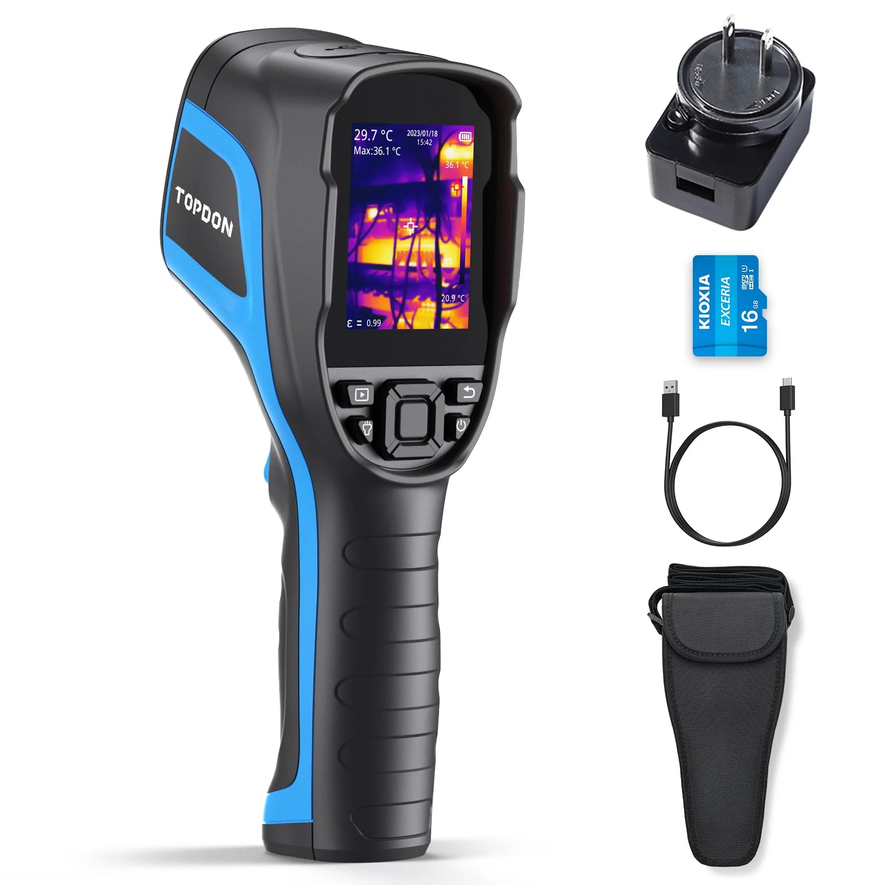 DBADE392-4326-A22F-A063-7455D9AABFE1 TOPDON Thermal Imaging Camera, 256 x 192 IR High Resolution - Image 1